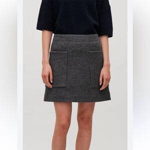 COS 100% wool skirt -EUC -size 36